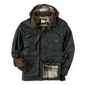 Flint and Tinder Flannel-Lined Waxed Hudson Jacket
